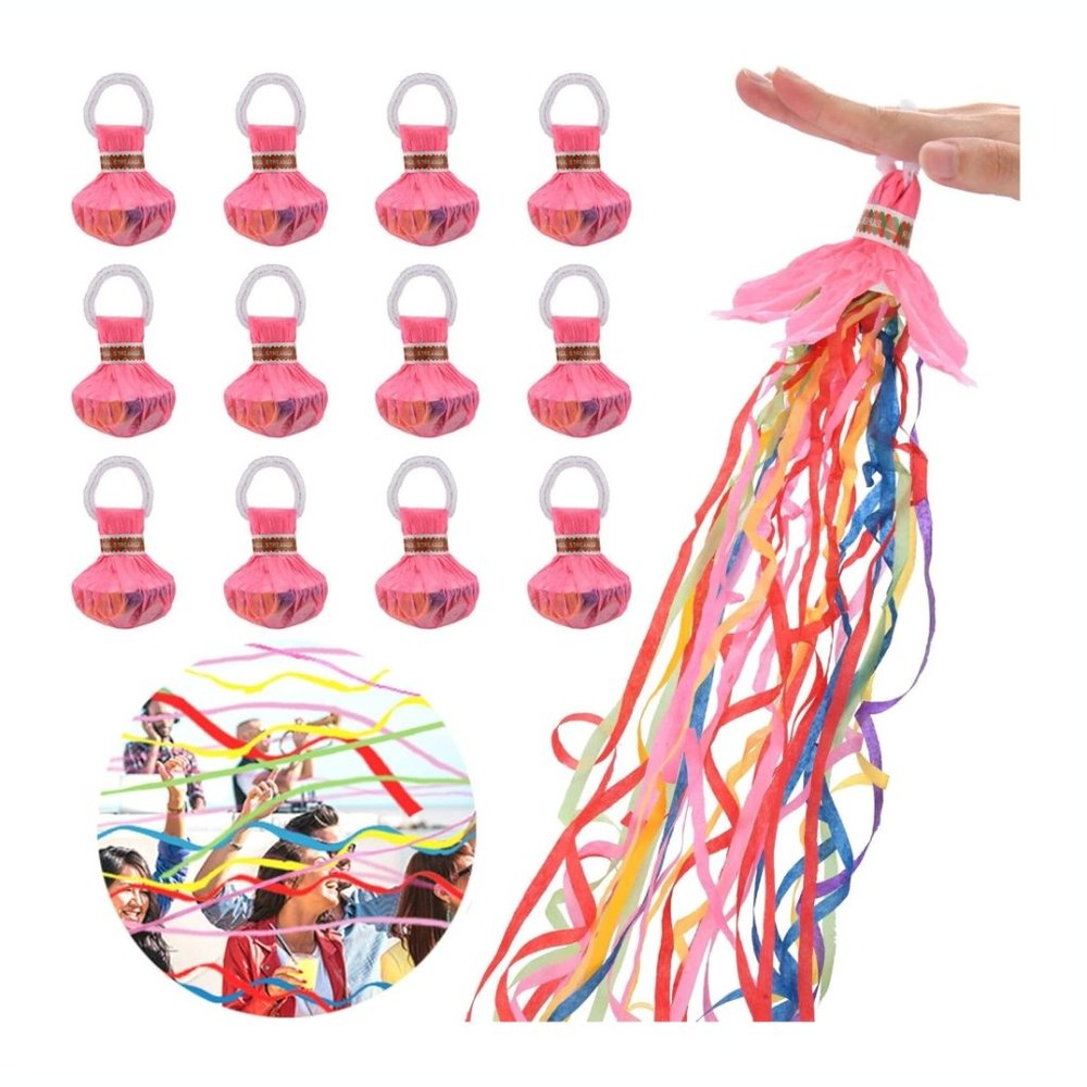 Party Streamers Multi-Color 10 Pack